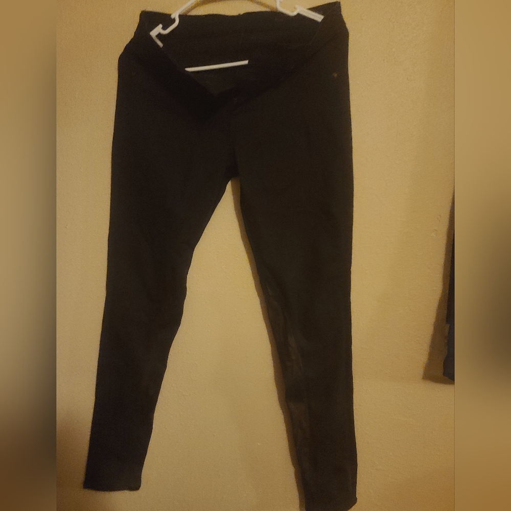 Rag And Bone Leather Side Jeans